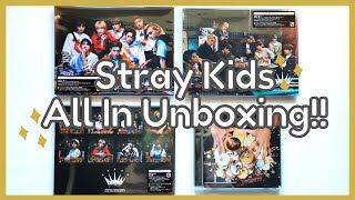 Stray Kids All In Unboxing!!