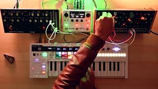 124▶️ Dual ♊ (Pittsburgh Modular Taiga // Moog DFAM // Eventide H90 // Arturia KeyStepPro)