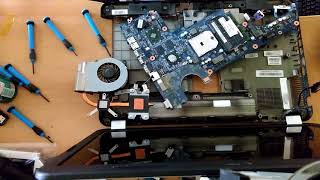 laptop hp pavilion g6 Άνοιγμα και καθαρισμός