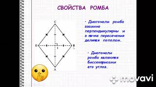 Прямоугольник. Ромб. Квадрат. 
Свойства и формулы.