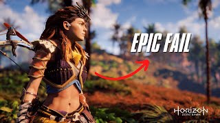 Try Not To Fall To Your Death - Horizon Zero Dawn