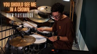 You Should See Me in a Crown - Billie Elish - Drum Playthrough por Henry Drums