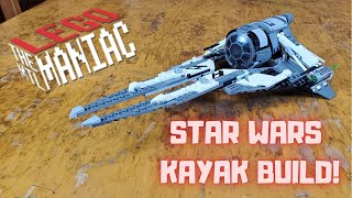 Black Ace Tie Interceptor (kayak build) by the Montreal Lego Maniac - unboxing, speed build & review