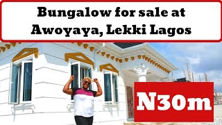 Inside a N30m Deluxe Bungalow in Lagos