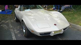 Quartet of 1970s C3 era Chevrolet Corvettes