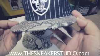 CUSTOM SNAKE SKIN STRAPBACK AVAILABLE AT THE SNEAKER STUDIO