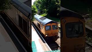 GBRF 66737 passing Trimley station 3/6/23 #trimley #railway #train #class66 #gbrf #freight