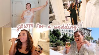 being a bridesmaid + wedding rehearsal dinner GRWM!