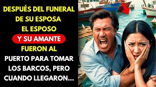 DESPUÉS DEL FUNERAL DE LA MAGNATE DEL TRANSPORTE, EL MARIDO Y LA AMANTE FUERON TOMAR LOS BARCOS PERO