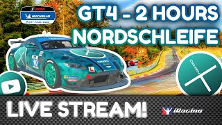 GT4 at NORDSCHLEIFE - LIVE!! 2 Hour solo race in the iRacing IMSA Michelin Pilot Challenge