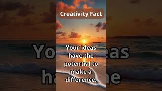 Creativity is your superpower; use it to change the world. #shorts #facts