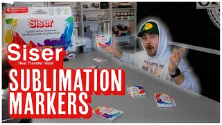 HOW TO USE SISER SUBLIMATION MARKERS | My Craft Source | Siser Sublimation Markers | DIY