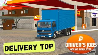 VIAJANDO COM O NOVO CAMINHÃO NO DRIVERS JOBS ONLINE SIMULATOR