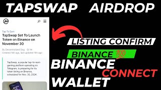 Tapswap Airdrop Date Confirm || Tapswap New Update || Tapswap Airdrop Claim || Tapswap Listing Date!