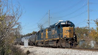 CSX GP40-2 6406 Leads Local L665-22 on 10/22/24