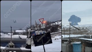 ⚡️Военный самолет Ил-76 упал в Белгородской области | Самолёт разбился Белгород | Белгород сегодня