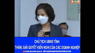 Chủ tịch UBND tỉnh Bắc Ninh đến thăm và làm việc tại HanelPT