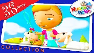 Little Bo Peep | Plus Lots More Nursery Rhymes | By HuggyBoBo