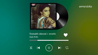 haifa wehbe - tesmahli / هيفاء وهبى - تسمحلي أدلعك (slowed + reverb / بطيء)