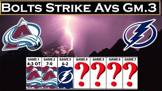 Tampa Bay Lightning Colorado Avalanche Game 3 Scrum and Injury Fest Breakdown.