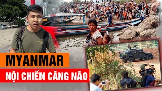 Cuộc sống thủ đô Myanmar khi 4 phía phiên quân tìm cách tấn công vào | Phong Bụi