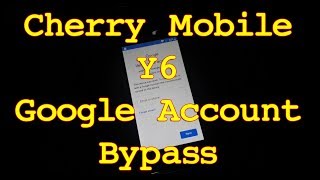 Cherry Mobile | Flare Y6 | FRP Bypass