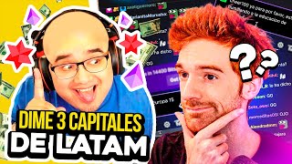 ELDED me pregunta 3 capitales de Latam para ganar 100$