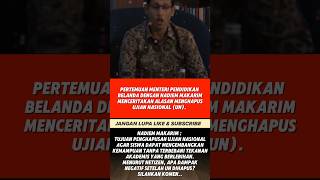 Nadiem Makarim yang berani hapus Ujian Nasional #shorts #trending #viralvideo #nadiemmakarim #nadiem