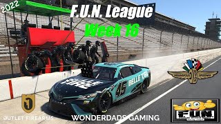 WonderDads Gaming: iRacing 2022 F.U.N. League Nascar Cup Season Week 16 INDY Road Course