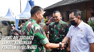 Bupati Ade Sugianto Sambut Kunjungan Pangdam III/ Siliwangi Mayjen TNI Kunto Arief Wibowo