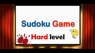 How to solve Hard Sudoku (hard level )( X_wing method )  كيفية حل المستوي لعبة السدوكو الجزء الثاني