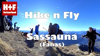 Hike n Fly Sassauna (2307 m) from Fanas-Eggli