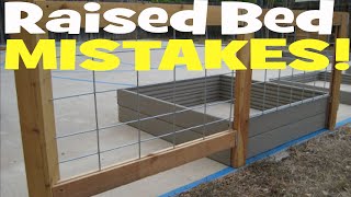 10 Beginner RAISED BED Garden MISTAKES - AVOID!