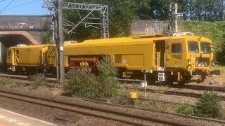 Network rail tamper train passes through Lichfield Trent Valley! (12/8/2022)