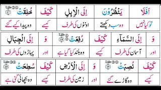 P30TF307 Tafseer  Ul Quran Para 30 Surah Al   Ghashiyah Ayaat 01   26 2