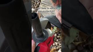 Modifying roof racks using my angle grinder #shorts #tooltips #powertools #roofracks