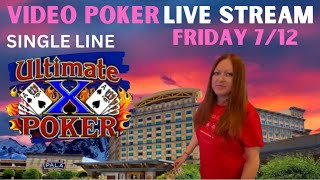 🔴 Friday Afternoon Video Poker LIVE Stream #videopoker,#casino,#gambling