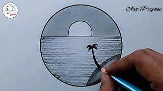 Circle Drawing - Nature Beautiful Drawing - Nature Art