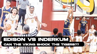 Edison vs Inderkum | Can The Vikings Shock The Tigers? Leon Mills vs Jermaine Haliburton