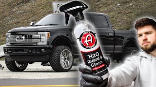 Black Ford F250 vs Adams H2O Guard & Gloss - ULTIMATE SHINE AND QUICK SEALANT?