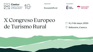 X Congreso Europeo de Turismo Rural · 8 Mayo