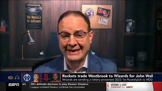 Stephen A  Smith This is a bad move Rockets trade Westbrook to Wizards for John Wall