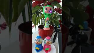 Cocomelon Karaoke & Mini Gumballs Machine #trending #viral #asmr #satisfying #shortvideo #cocomelon