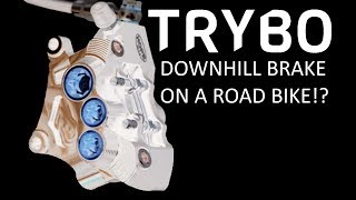 Downhill brake on a road bike!?