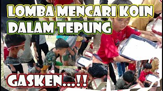 Lomba Mencari Koin Dalam Tepung - Kelurahan Tiuh Balak Pasar