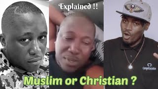 Kao Denero “Are You A Muslim Or Christian”? Fans Asked On Facebook Live Video. NoelSpedy Explains