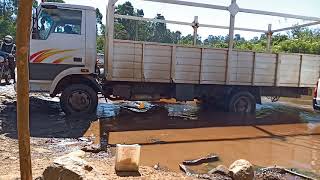 cleaning truck at car wash kericho