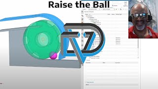 Siemens NX2212 Animation Raise the Ball w/Roller -  Birth of the World - Part 6 @NxTutor