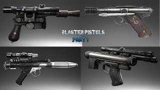 All Blaster Pistols Types Variants & Models in Star Wars (Canon) Pt.1 -The Original Trilogy