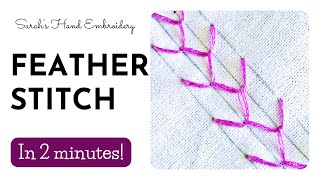 How to do Feather Stitch